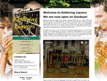 Tablet Screenshot of ketteringliquors.com
